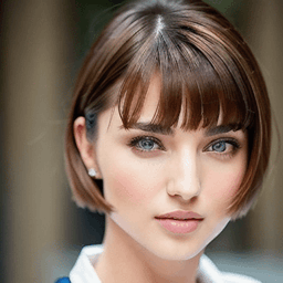 Bowl Cut Brown Hairstyle profile picture for women